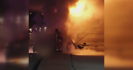 Fiery crash leaves four dead near Long Beach Airport