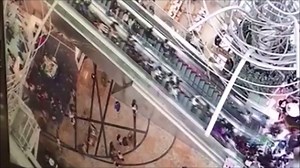 WATCH: "Super scary...one of the highest escalators I've seen!" The escalator was packed with shoppers when it suddenly reversed in direction and increased speed inside a Hong Kong mall. Witnesses say it sped up to anywhere between twice and quadruple its speed. 18 people were injured. http://bit.ly/2nxxYyL | FOX 26 Houston
