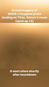 Almost 20 years ago, on January 14, 2005, humanity made history! 🌍🚀 The Huygens probe became the first spacecraft to land on a world in the outer Solar System — Titan, Saturn’s largest moon. 🪐✨ After a 7-year journey attached to NASA’s Cassini spacecraft, Huygens spent 21 days traveling solo before its dramatic descent through Titan’s thick atmosphere. And then… it landed safely on the icy surface! ❄️🛸 Can you imagine what it’s like to land on a moon so far from Earth? 🌌 #Huygens #Cassini #