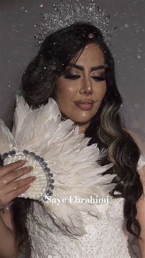 @saye_ebrahimimakeup #aroos #makeup #ارایشگر #makeupartist #beauty #bride #tehran #tajrish