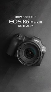 The balance of RESOLUTION, SPEED and PERFORMANCE in one full-frame body - the EOS R6 Mark III. Whether you’re reframing for social platforms, tracking unpredictable subjects or colour grading your footage for a cinematic finish, the camera is built to keep up with your creativity and pace 🏃🏻‍♂️ You no longer need to juggle multiple camera bodies to achieve the flexibility your work demands. The Canon EOS R6 Mark III brings it all into one system, learn more here: https://bit.ly/4rnYDMq | Canon