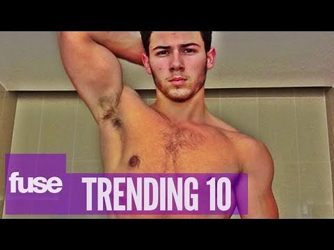 Nick Jonas Shares Shirtless Workout Pic - Trending 10 (7/31/13)