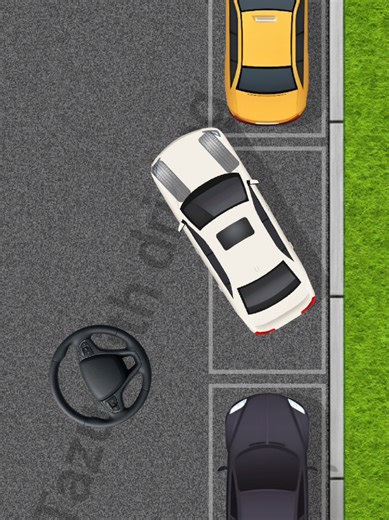 Perfect Parallel Parking Step by Step | 2D Animation Driving Guide 🚗 #ParallelParking #DrivingLesson #ParkingTechnique #2DAnimation #DrivingSkills