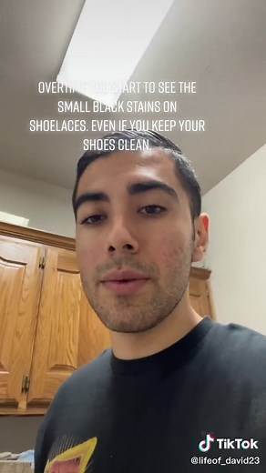 Reviving White Shoe Laces: A Satisfying Cleaning Process