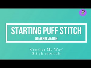 Starting Puff Stitch - 9 Loop