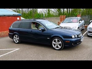 2008 Jaguar X-Type Estate 2.2d Sovereign - Start up and full vehicle tour