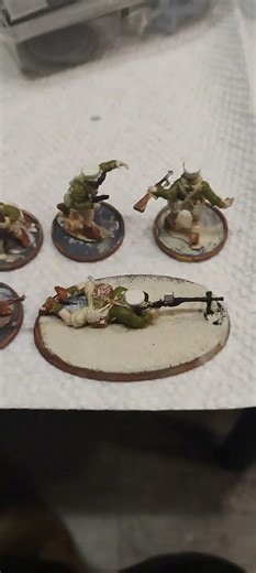 progress on my modelling war game project ww2 Foreign Legion