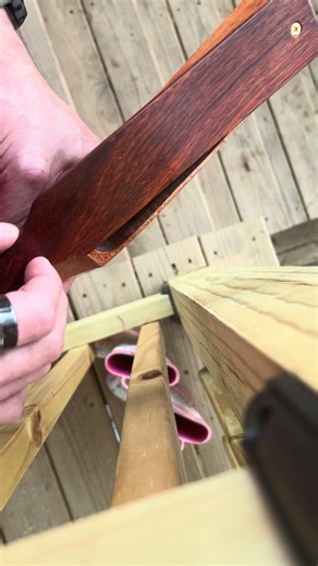 Early run long box, it functions. #woodworking #turkeyhunting