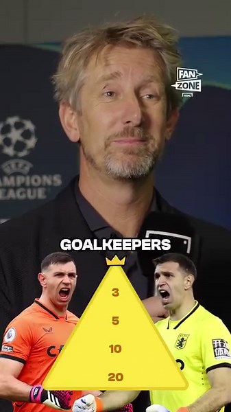2.5M views · 21K reactions | Edwin van der Sar ranks Emi Martinez among the world's best goalkeepers 理 Van der Sar was speaking to GOAL on behalf on bet365, Official Global Partner of the UEFA Champions League | GOAL | Facebook
