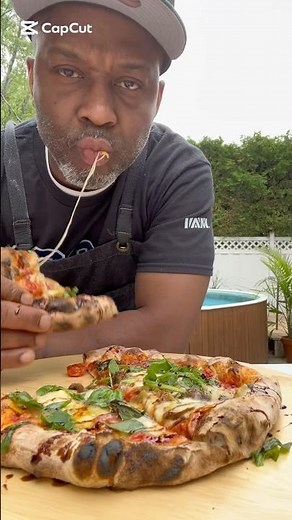 The Ultimate Outdoor Artisan Pizza 🍕🔥 Mushroom, Caramelized Onion & Balsamic Glaze