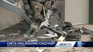 Car hits Brookfield mall building