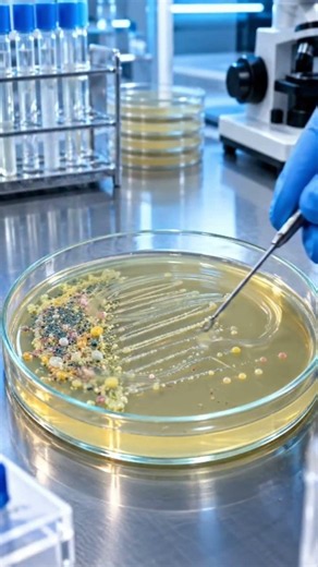 How to Obtain a Pure Bacterial Culture? 🧫 #science #viralvideo #shortvideo #microbiology