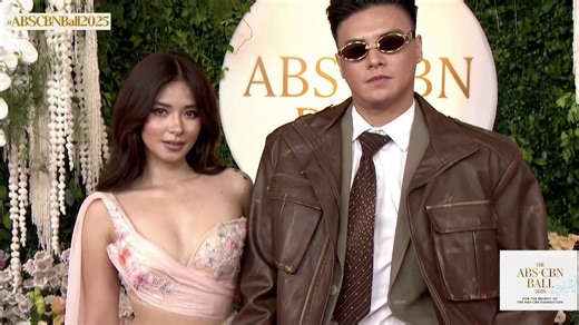 Loisa Andalio and Ronnie Alonte at the #ABSCBNBall2025 red carpet. #BrighterTogether Visit this link to watch the live feed of the red carpet special: https://youtu.be/UednlVF9Deo | ABS-CBN News