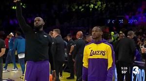 Lebron and Bronny James make history as the first father-son duo to play together in an NBA game