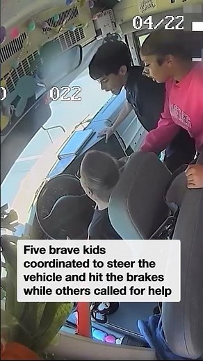 Quick‑thinking students stop school bus after driver passes out