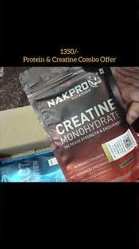 NackPro Protein + Keratin Unboxing 💪📦 #unboxing #proteinpowder #kretin #shorts