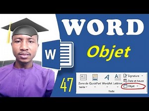 WORD PARTIE 47: Comment insérer un objet (pdf ou autres documents) dans votre documents word