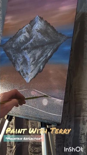 "Mountain Reflection" Paint With Terry