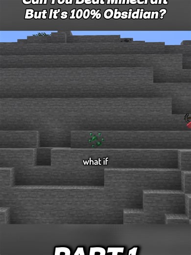 Conquering Minecraft with 100% Obsidian Challenge