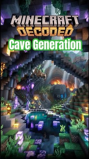 Minecraft's Cave System: More Complex Than You Think! #gamedev #minecraftdecoded