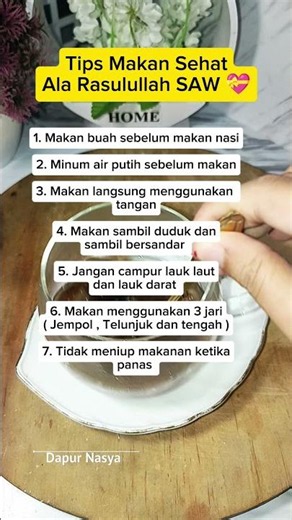 Healthy Eating Tips Based on the Prophet's Teachings 💝 #healthyeatingtips