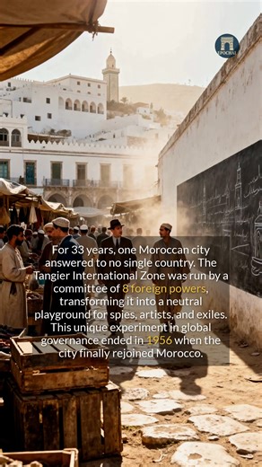 44K views · 248 reactions | For three decades, the city of Tangier was a neutral zone governed by a committee of nations. #history #worldhistory #tangier | Epochal | Facebook