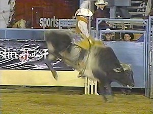 4.1K views · 208 reactions | Chad Klein rides Freddy Cordell/Dan Russell's #32 Little Hopper during the opening rounds of a 1997 rodeo in Reno, NV for 88 points. | All Things Roughstock | Facebook