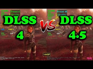 Updated 4k and 1440p DLSS 4.5 Compared Against DLSS 4