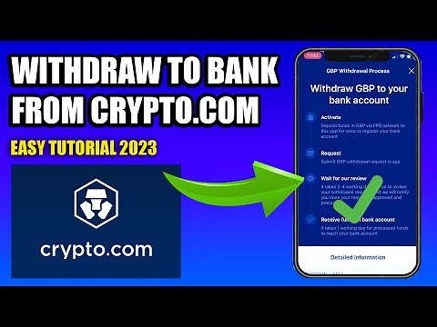 How to EASILY Withdraw Money from Crypto.com (Fiat Wallet) to Bank Account 2023