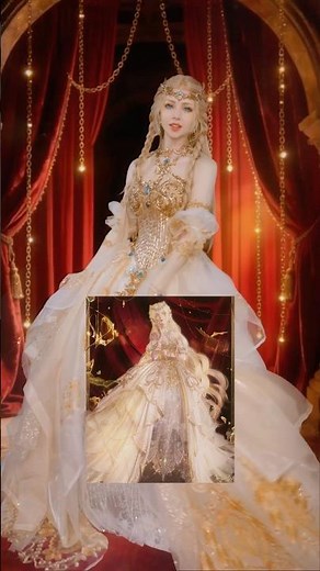 I made this dress and I’m honestly obsessed! #selfmade #cosplay #shiningnikki