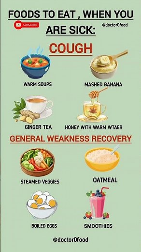 Best Foods to Eat When You Are Sick | Quick Recovery Diet | What to Eat During Cough & Weakness