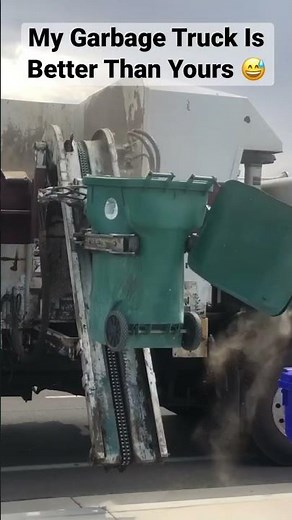 Garbage Truck Fail #Garbagetruck #fail