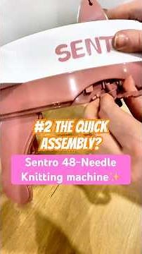 ✨KNITTING MACHINE ASSEMBLY 🧶 Part 2: Quick Set-up