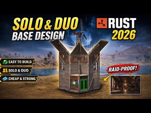 ULTIMATE Solo/Duo Base Design 2026 🔥 Rust Strongest Starter Base