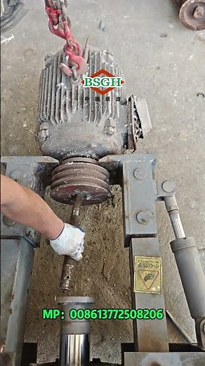 How to Pull the Pulley from a Motor | Electric Motor Pulley Removal Machine for Sale