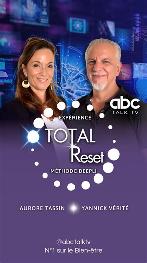 ABC TALK TV on Instagram: "Quelle est la peur qui vous freine le plus aujourd'hui ? Yanick Vérité et Aurore Tassin vous invitent à la désactiver définitivement avec TOTAL RESET ! Venez découvrir un protocole ultra efficace dont l'objectif est clair : stopper les schémas répétitifs à la racine et vous remettre dans votre axe. Vous entrerez d'abord dans un puissant champ de libération collective pour préparer votre système, puis vous poursuivrez en petits groupes accompagnés d'experts, afin d'alle