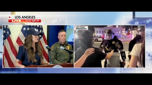 7.3K views · 166 reactions | This is a declaration of war and an occupation of a sovereign US State. “We are not going away”: The U.S. Secretary of Homeland Security says we will “liberate” Los Angeles "from the socialists” using the military. At the same time, a Democratic senator and political opponent was arrested and forcibly dragged away by police. | Progressive Power | Facebook