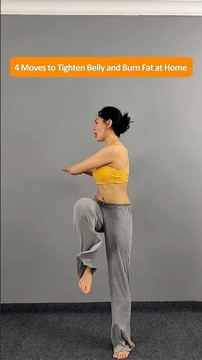 Morning Fat Burn Routine: 4 Moves to Lose Belly Fat and Tighten Your Body at Home