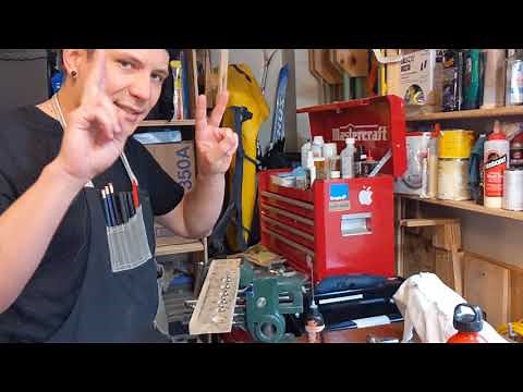 Bass guitar tuning machine cleaning, and lubrication.