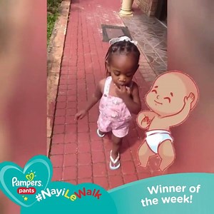 1.8K views · 331 reactions | Congratulations @a_t_l_ii - you are this week’s winner of the #NayiLeWalkPampersPants competition! We love how active your little one is and we’re so glad that she can move around as much as she wants in Pampers Pants  Thanks for entering and we’ll be in touch to arrange delivery of your prize. | Pampers | Facebook