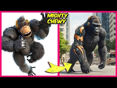 Astro Bots Characters in Real Life + their Favorite Drinks, Snacks & More! | Mighty Chewy, Tama trio