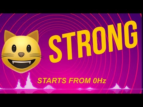 Reverse STRONG Frequency Vibration sweep TEST for your 😺 🔊 and SUB.