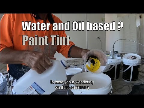Paint tint to white paint to create your color, how to?