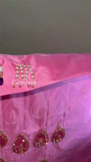 How to do latkan Aaron work design #aariwork #saree #aaribusiness #sareefashion