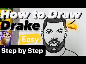 How to Draw Drake EASY step by step for kids #draw #drake #mrschuettesart