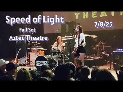 Speed of Light-Full Set-Aztec Theatre San Antonio TX HD 7/8/25