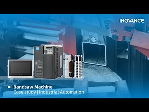 Bandsaw Machine | Inovance Technology | Industrial Automation | Accuracy |