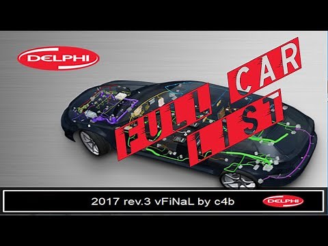 DS150E Delphi Cars 2017: Complete Overview of All Cars and Models
