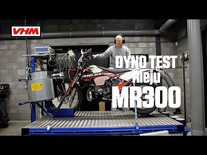 VHM dyno test Rieju MR300 2021 with VHM cylinder head