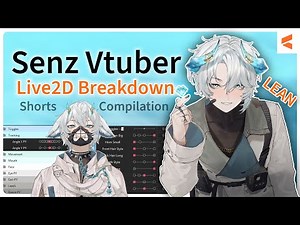 Senz Vtuber: Live2d Breakdown Compilation